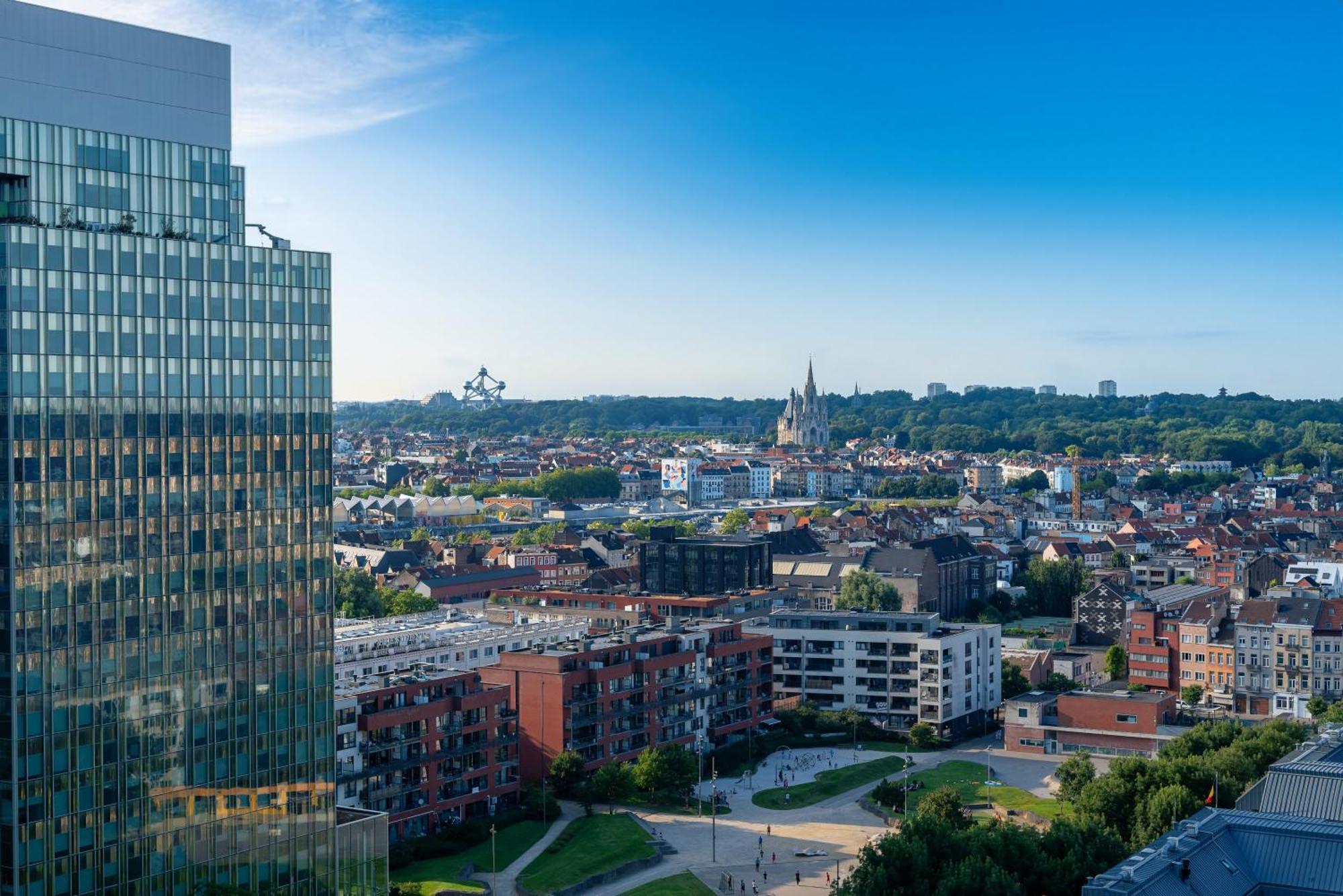 Studio Avec Vue Panoramique Et Parking Gratuit Brusel Exteriér fotografie